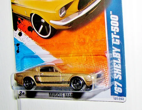 Miniatura 4 de Hot Wheels 2011 Muscle Mania 1/10 Oro '67 Shelby GT-500 101/244