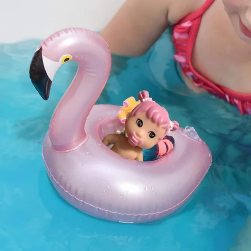 Miniatura 5 de Soporte inflable para bebidas, paquete de 25 flotadores inflables para bebidas de piscina + 1 bomba de mano, flotadores de bebidas para fiesta