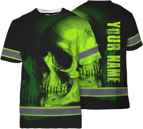 Miniatura 27 de Maddly Colección de ropa de trabajo de alta visibilidad con bandera de EE. UU. personalizada con nombre para trabajadores, corredores, camioneros