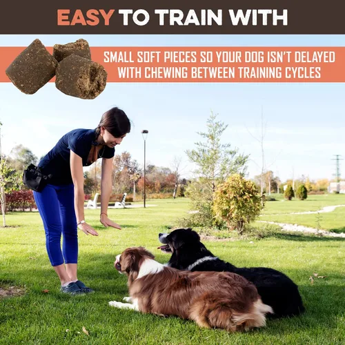 Miniatura 3 de BRUTUS & BARNABY Golosinas de entrenamiento para perros, batata y pollo, golosinas bajas en calorías saludables y totalmente naturales, ideales