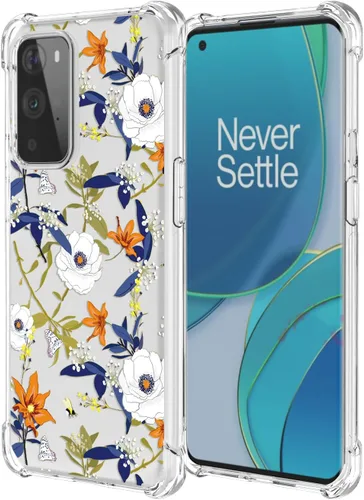 Miniatura 48 de Funda para OnePlus Nord CE 2 Lite 5G Clear Flower Phone Case Soft TPU a prueba de golpes, antiarañazos, funda protectora para 1+Nord CE2 Lite 5G
