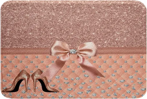 Miniatura 10 de Feelyou Alfombras de baño para cámper, alfombras de baño para campamento feliz, para ducha, tina, caravana, camping, baño, antideslizantes