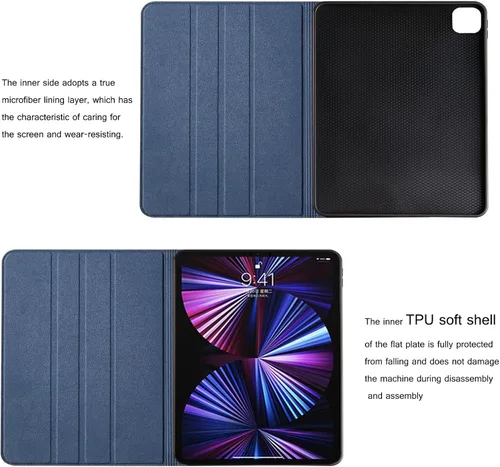 Miniatura 3 de Funda protectora para iPad Air de 8ª/7ª/6ª generación de 11 pulgadas M4/M3/M2 2026/2025/2024 e iPad Air 5ª/4ª generación de 10.9 pulgadas 2022/2020