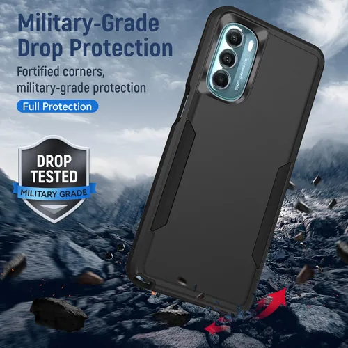 Miniatura 6 de Funda para Moto G Stylus 5G 2022, con Protector de Pantalla, [Probada contra Caídas de Grado Militar] Funda Protectora de Servicio Pesado Resistente
