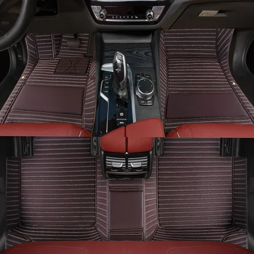 Miniatura 40 de Alfombrillas personalizadas para automóvil adecuadas para el 99% de automóviles, camiones, SUV, alfombrillas para todo tipo de clima, alfombrillas