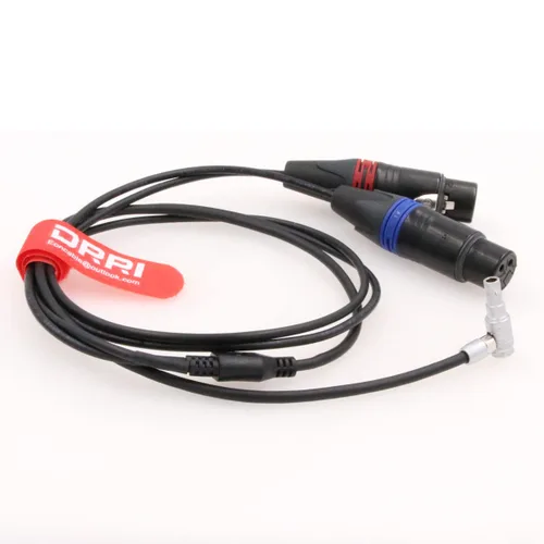 Miniatura 3 de Cable de audio XLR hembra de 3 pines a 5 pines macho de doble canal para Arri Alexa Mini Cámara Z-Cam