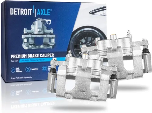 Miniatura 161 de Detroit Axle - 4 pinzas de freno para Honda Element 2003-2011 Pinzas de freno de disco con soportes 2004 2005 2006 2007 2008 2009 2010 reemplazo
