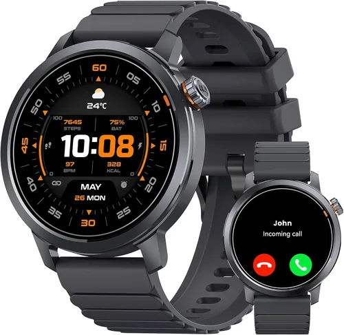 Miniatura 11 de KOSPET Pulse - Relojes inteligentes para hombre, llamadas y respuesta Bluetooth, duración de la batería de 25 días, AMOLED de 1.96 pulgadas