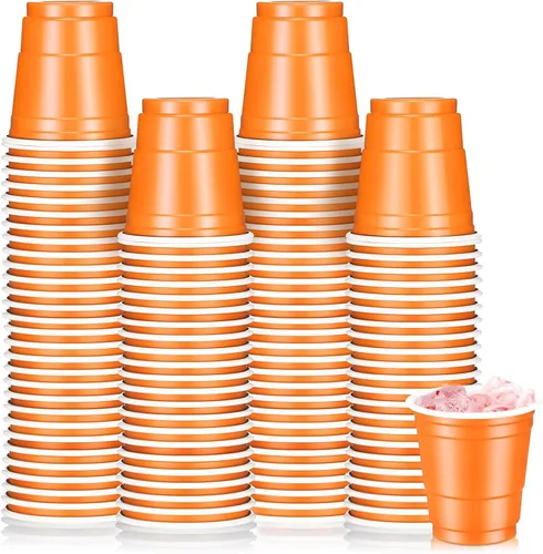 Miniatura 8 de Roshtia Paquete de 100 vasos de plástico de 2 onzas, mini vasos de chupito desechables de graduación de 2 onzas para fiesta de graduación, boda