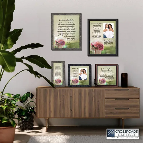 Miniatura 5 de Crossroads Home Décor Regalos para suegra - Regalos de nuera, You Became My Mother 7346BW