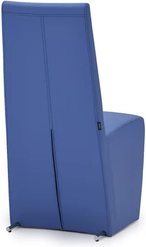 Miniatura 6 de Zuri Muebles Boston Silla de comedor moderna con respaldo alto, color crema