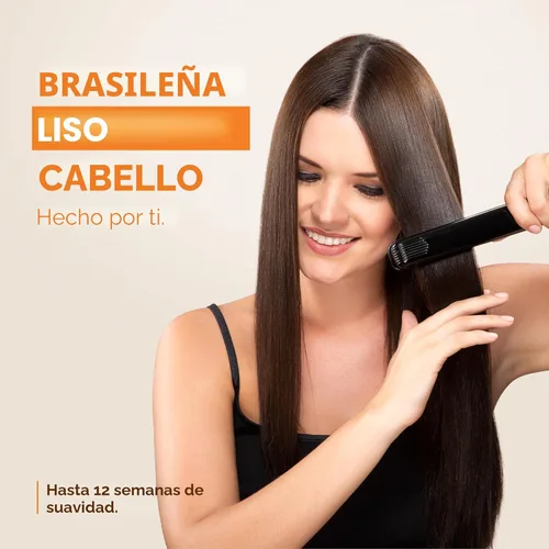 Miniatura 9 de KATIVA Kit de tratamiento de queratina brasileña – Alisado de cabello sin formaldehído en casa con ácido hialurónico – Hasta 12 semanas de control