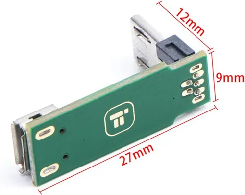 Miniatura 2 de L-Type Micro USB adaptador placa extender placa para RC FPV Racing Drone Ajustar parámetro