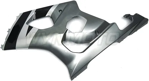 Miniatura 8 de Motocicleta brillante negro gris carenado completo apto para Suzuki GSXR1000 2003 2004 K3 03 04 GSX-R1000 ABS plástico inyección molde carrocería