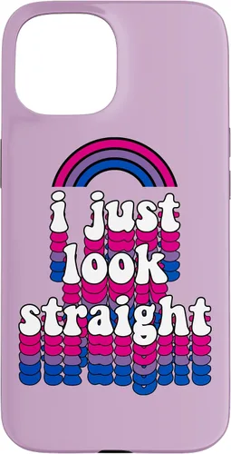 Miniatura 6 de I Just Look Straight Bisexual Rainbow Bisexual Pride Flag Case for iPhone 17