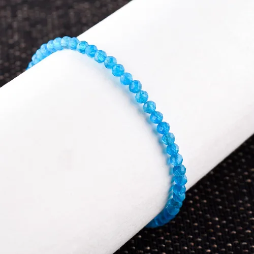 Miniatura 19 de Yanara Stone Bracelets For Women Beads Dainty Gemstones Jewelry for Women Birthstone, Chakra Energy Healing Crystals, Silver Plated Chain 8 inch