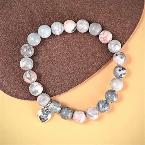 Miniatura 3 de Regalos Get Well Soon pulseras de relajación curativa de piedra natural, regalos inspiradores para mujeres, hombres, adolescentes, niñas, 0.315 in