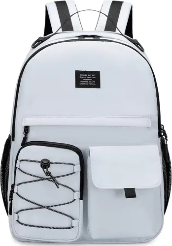Miniatura 8 de Lohol - Mochila casual para hombres y mujeres, elegante mochila con compartimento para portátil de 15 pulgadas para la escuela, el trabajo