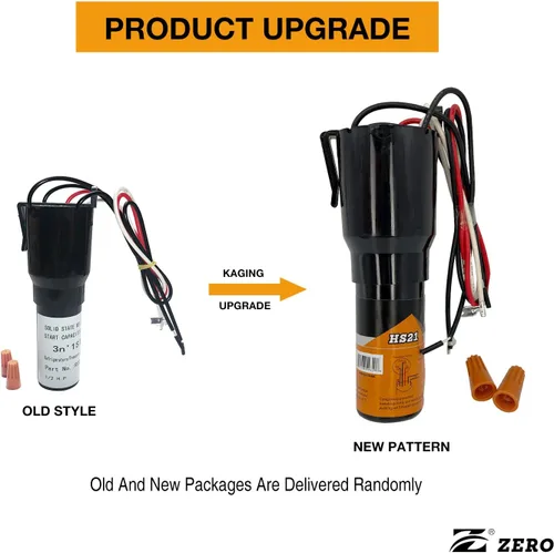 Miniatura 2 de Z Kit de arranque duro HS21 para compresor de congelador y refrigerador, reemplaza a RCO210, condensador de sobrecarga y arranque de relé 3 en 1