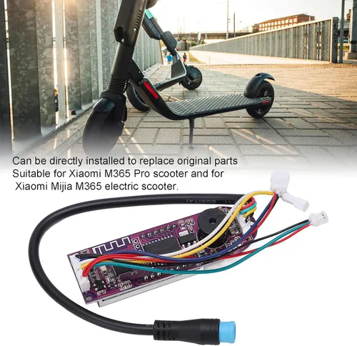 Miniatura 2 de Alomejor Placa de circuito de scooter eléctrico, tablero de instrumentos contiene cubierta de interruptor de pantalla reemplazo actualizado