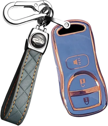 Miniatura 8 de ontto Funda para llavero de automóvil de TPU de 3 botones para Nissan Altima Maxima 350Z Armada Quest Sentra para Infiniti EX35 FX35 FX45 2002-2006