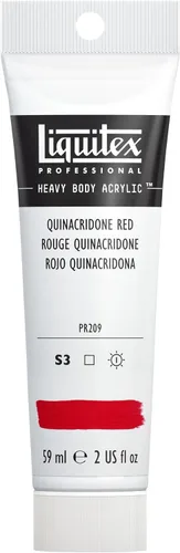 Miniatura 32 de Liquitex Pintura Acrílica Profesional de Cuerpo Pesado, Tubo de 2 oz (59ml), Rojo Fluorescente