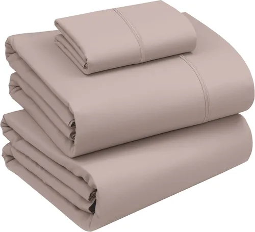 Miniatura 86 de RUVANTI Juego de sábanas divididas tamaño King de 100 % algodón para cama ajustable, 5 piezas, ropa de cama de tejido de percal suave y Guisante