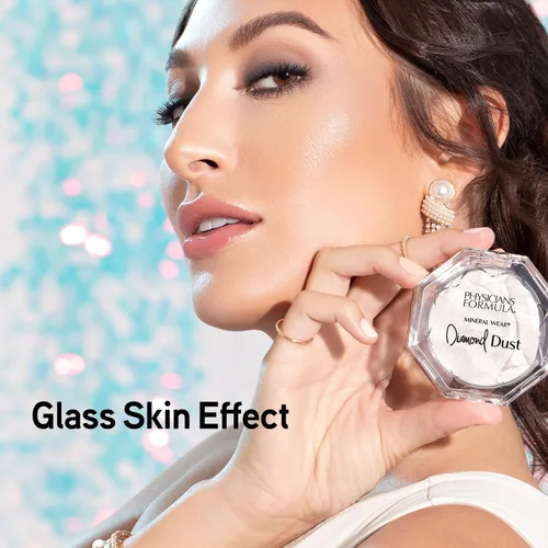 Miniatura 3 de Physicians Formula Polvo Mineral Diamond Dust Starlit Glow, Polvo Fijador Translúcido de Maquillaje, Polvo de Acabado para el Rostro, Belleza Brillo