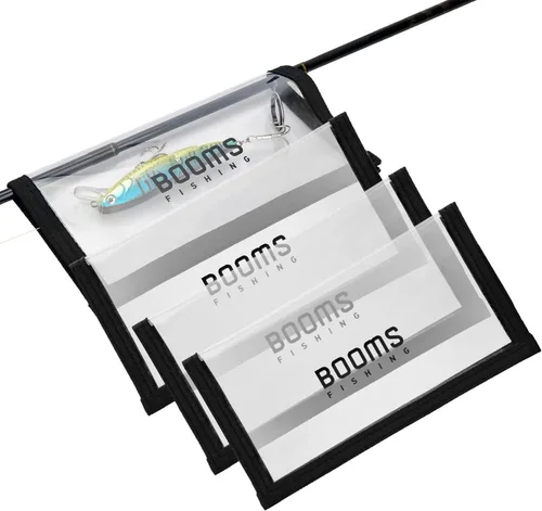 Miniatura 7 de Booms Fishing LW1 Envolturas para Señuelos de Pesca, Cubiertas de Gancho de Señuelo de PVC Transparente Duraderas, Ve los Señuelos Fácilmente