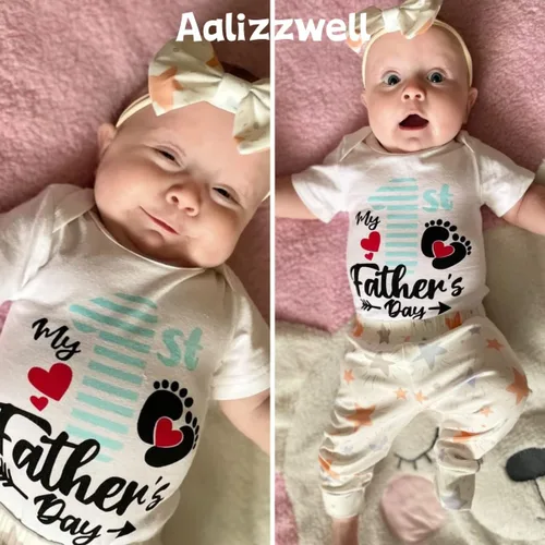 Miniatura 3 de Aalizzwell Traje de bebé del 4 de julio