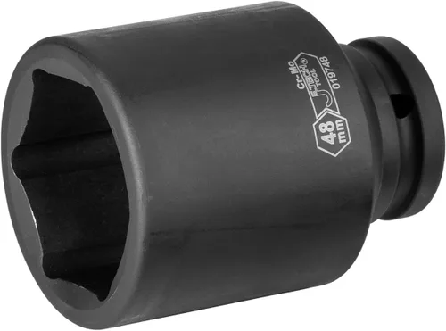 Miniatura 16 de Jetech - Llave de vaso de impacto profundo de 3/4 pulgadas con diseño de 6 puntos, aleación de acero cromo molibdeno tratada térmicamente, métrica