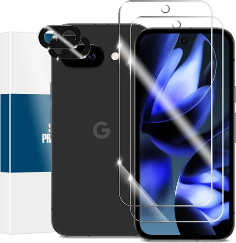 Miniatura 14 de Protector de pantalla para Google Pixel 6 5G + protectores de lente de cámara, [2+2 unidades] Protector de pantalla de vidrio templado de cobertura