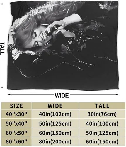 Miniatura 3 de Jenni Music and Rivera - Manta de franela suave de forro polar, cálida y acogedora manta estampada para sofá, 60 x 50 pulgadas