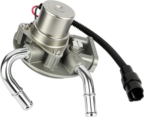 iFJF 12642623 Cabezal de filtro de combustible con carcasa de bomba de combustible manual y lámina de calentamiento y tornillo de purga de aire de