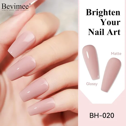 Miniatura 3 de Esmalte de uñas de secado rápido, secado rápido, esmalte de uñas transparente color nude regular, esmalte de uñas holográfico de alta cobertura