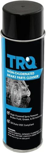 Miniatura 6 de TRQ Pastilla de freno metálica delantera y kit de rotor de rendimiento compatible con Chrysler Dodge VW