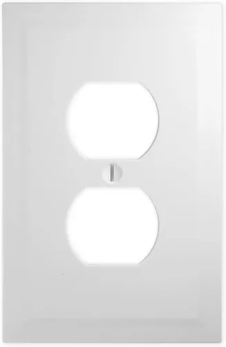 Miniatura 12 de Questech Cubiertas de tomacorrientes, placas de pared dúplex individuales, placas de interruptor de 1 banda, tamaño estándar, cubiertas de toma