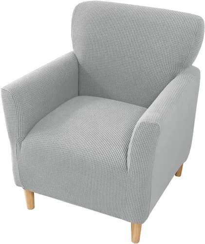 Miniatura 17 de XMAYODS Funda elástica para silla de club, fundas para silla de bañera, funda suave para sillón, protector de muebles extraíble, funda para silla