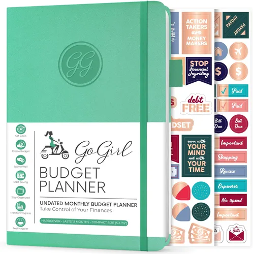 Miniatura 23 de GoGirl Planificador de Presupuesto – Organizador Mensual de Planificación Financiera, Libro de Presupuesto. Cuaderno de Seguimiento de Gastos, Negro