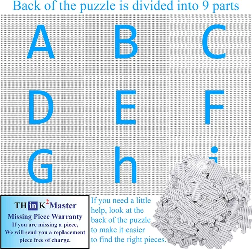 Miniatura 3 de Think2Master Colorido rompecabezas de 100 piezas con mapa de Estados Unidos, ideal para familias. Gran regalo de EE. UU. 23.4 x 16.5 pulgadas