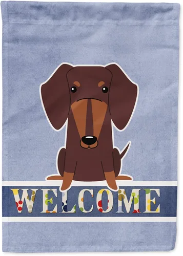 Miniatura 152 de Caroline's Treasures BB5622GF Airedale - Bandera de bienvenida para jardín, bandera decorativa para patio, exteriores, patio, parterres