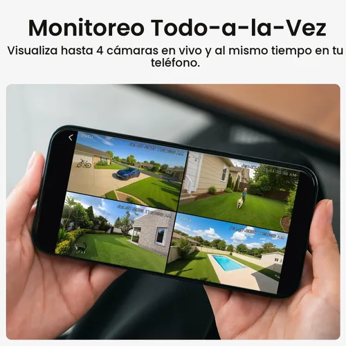 Miniatura 4 de aosu Cámaras de seguridad solares inalámbricas para exteriores, instalación de bricolaje de 2 minutos, no requiere suscripción, cámaras para sistema