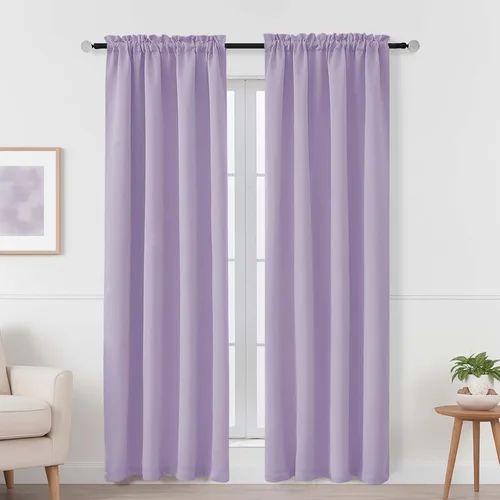 Miniatura 167 de OVZME Cortinas opacas turquesa para tratamiento de ventanas pequeñas, cortinas cortas con bloqueo de luz para ventana de cocina sobre el fregadero