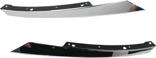 Evan-Fischer - Extensión de rejilla compatible con Honda Civic Chrome Coupe/Sedan 2016-2018 para el lado del conductor y del pasajero