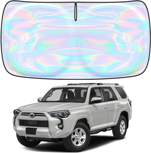 Miniatura 14 de Parasol para parabrisas Rivian R1S R1T 2022-2026 – Parasol compatible con Rivian R1S R1T plegable para ventana delantera, protector de visera solar