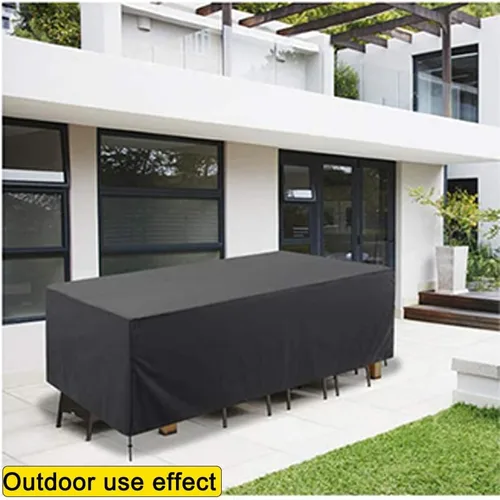 Miniatura 4 de Patio Furniture Covers, Outdoor Furniture Cover Waterproof, Backyard Lawn and Balcony Lounge Sofa Covers 17.7*15.7*9.8inch