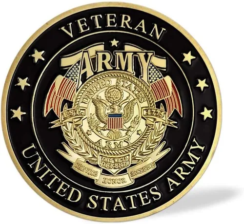 Miniatura 3 de Moneda de desafío de soldado del ejército de los Estados Unidos - Regalos