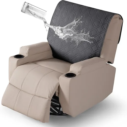 Miniatura 9 de VANSOFY Fundas para sillas reclinables, 100% impermeables, funda para respaldo reclinable, funda antideslizante para silla de perro, protector