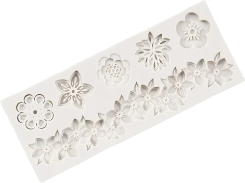 Miniatura 6 de Moldes barrocos de fondant de encaje de flores, moldes de silicona para curvas, molde de alivio de volutas para decoración de pasteles, decoración