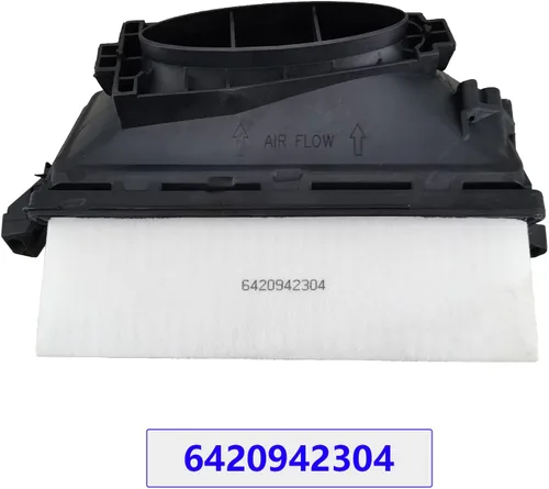 Miniatura 3 de Juego de Filtros de Aire Compatible con Mercedes-Benz ML350 ML320 GL350 GLE350D GLS350D S350 Par Izquierdo y Derecho Reemplazo 6420940000